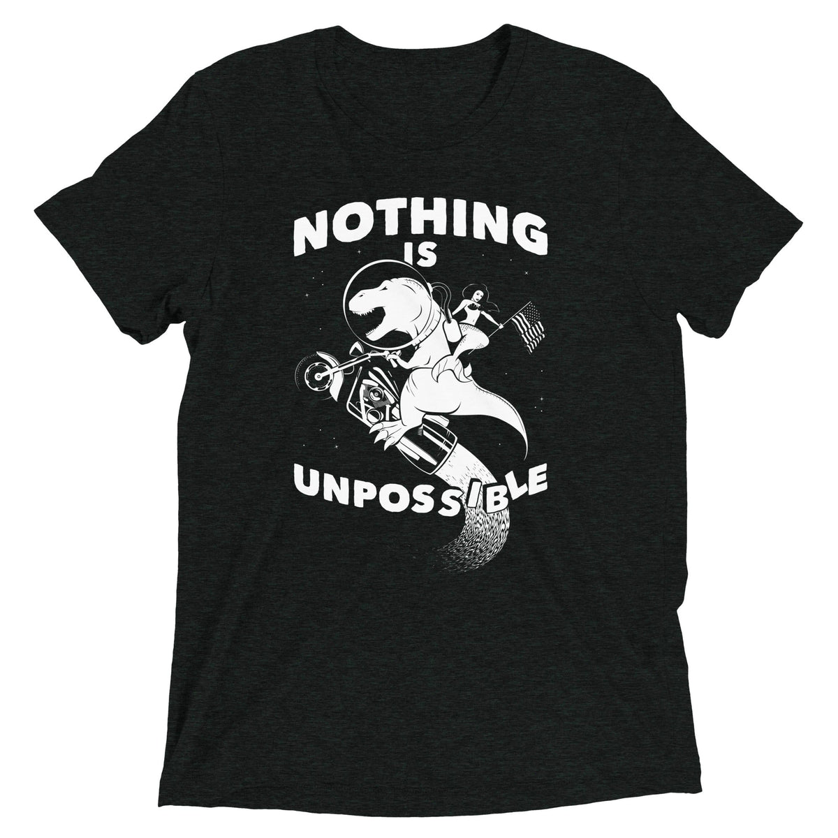 Nothing Is Unpossible Men's Tri-Blend Tee product image 1