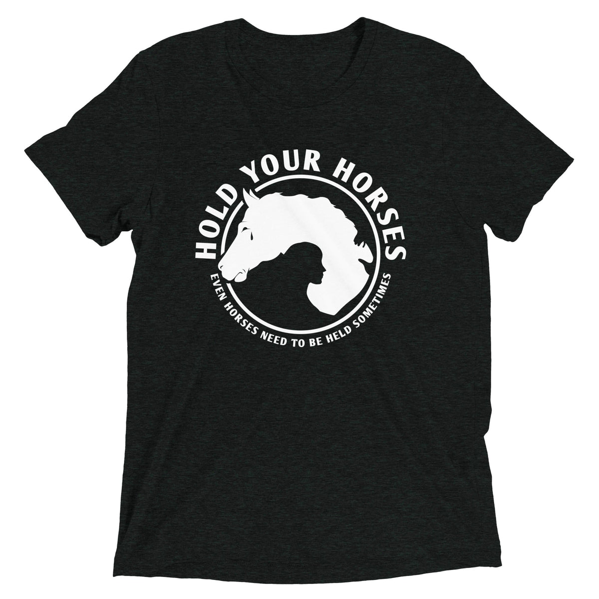 Hold Your Horses Men's Tri-Blend Tee product image 1