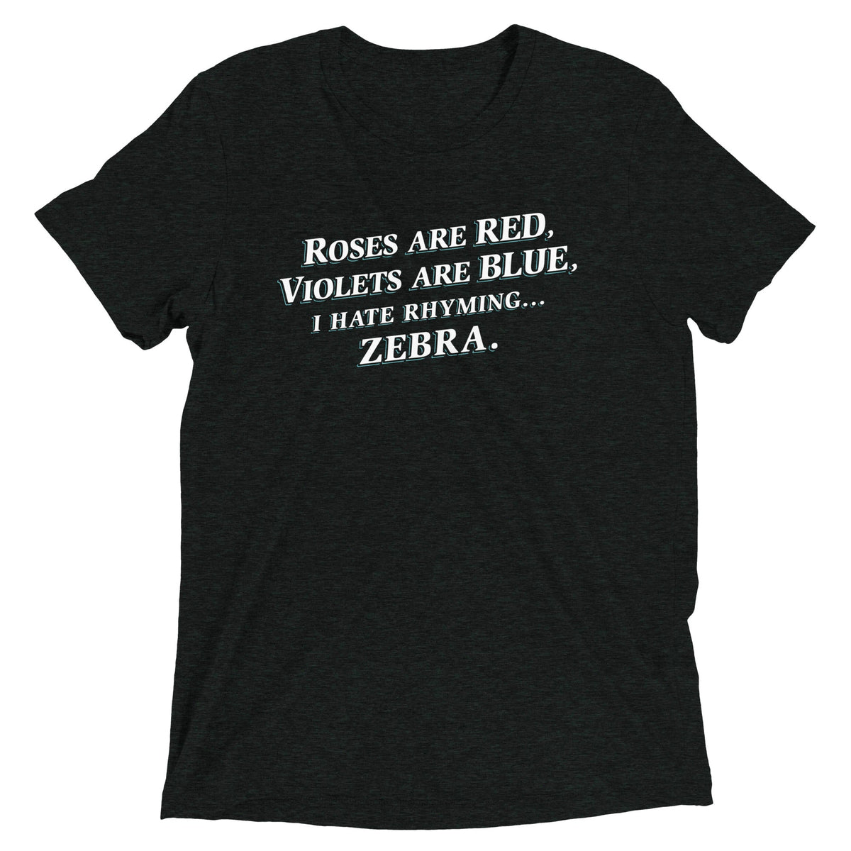 I Hate Rhyming Men's Tri-Blend Tee product image 1