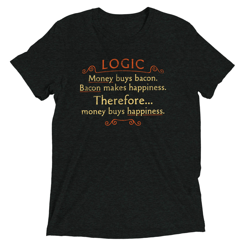 Money Buys Happiness Men's Tri-Blend Tee product image 2
