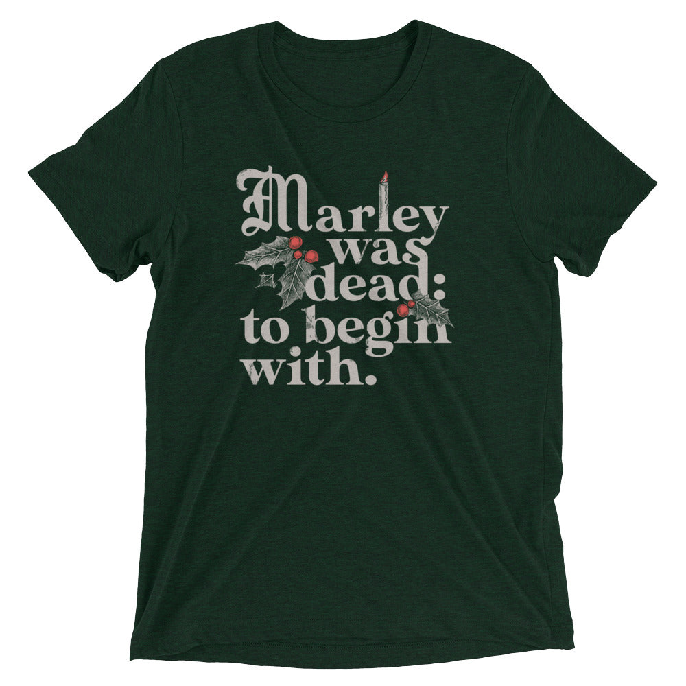 Marley Was Dead: To Begin With Men's Tri-Blend Tee product image 2