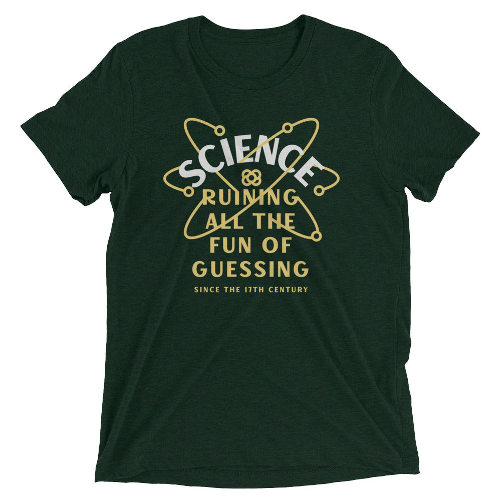 Science Ruining All The Fun Of Guessing Men's Tri-Blend Tee product image 2