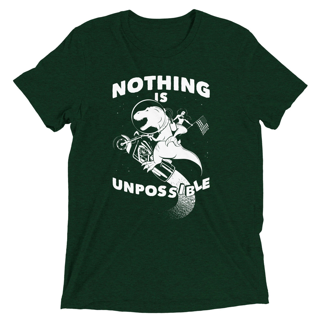 Nothing Is Unpossible Men's Tri-Blend Tee product image 2