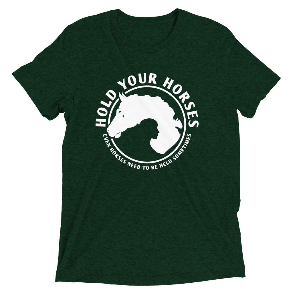 Hold Your Horses Men's Tri-Blend Tee product image 2