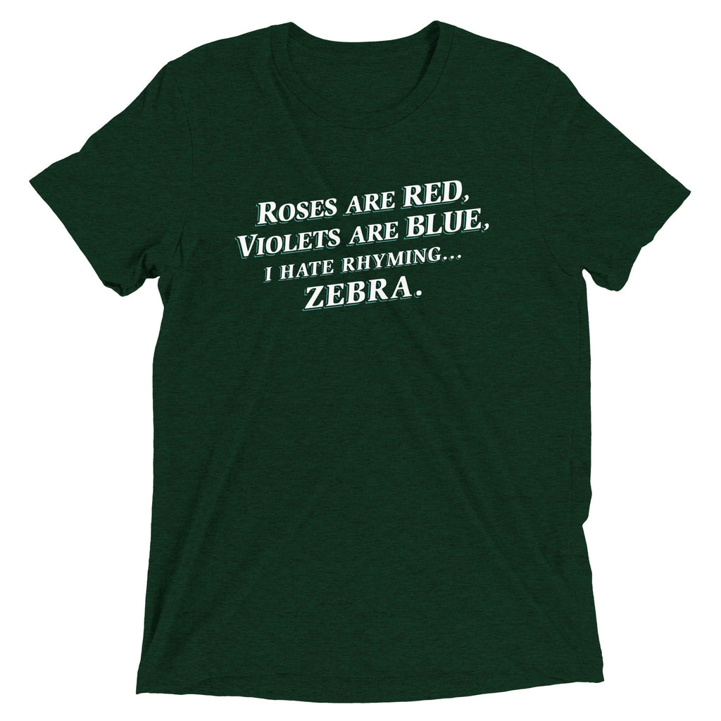 I Hate Rhyming Men's Tri-Blend Tee product image 2