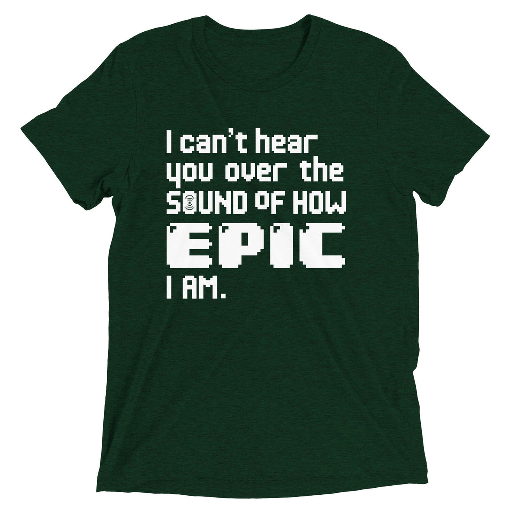 I Can't Hear You Men's Tri-Blend Tee product image 2