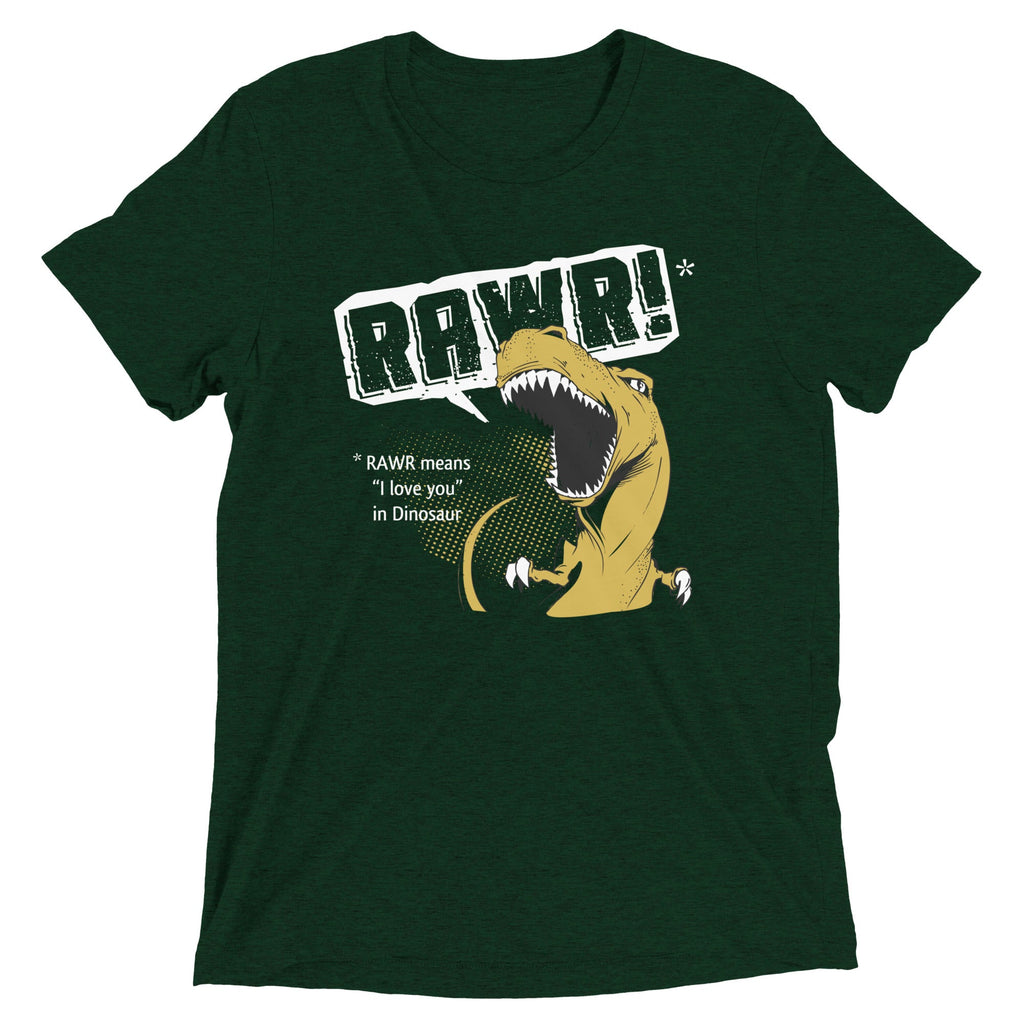 Rawr Means I Love You Men's Tri-Blend Tee product image 2