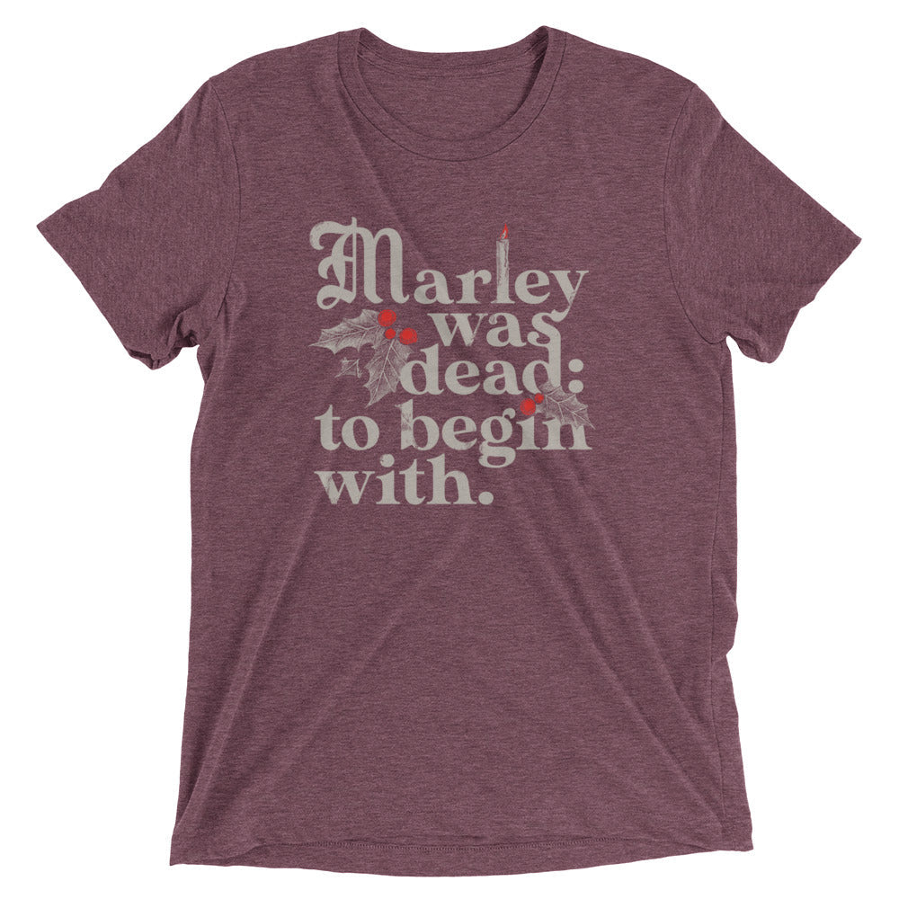 Marley Was Dead: To Begin With Men's Tri-Blend Tee product image 6