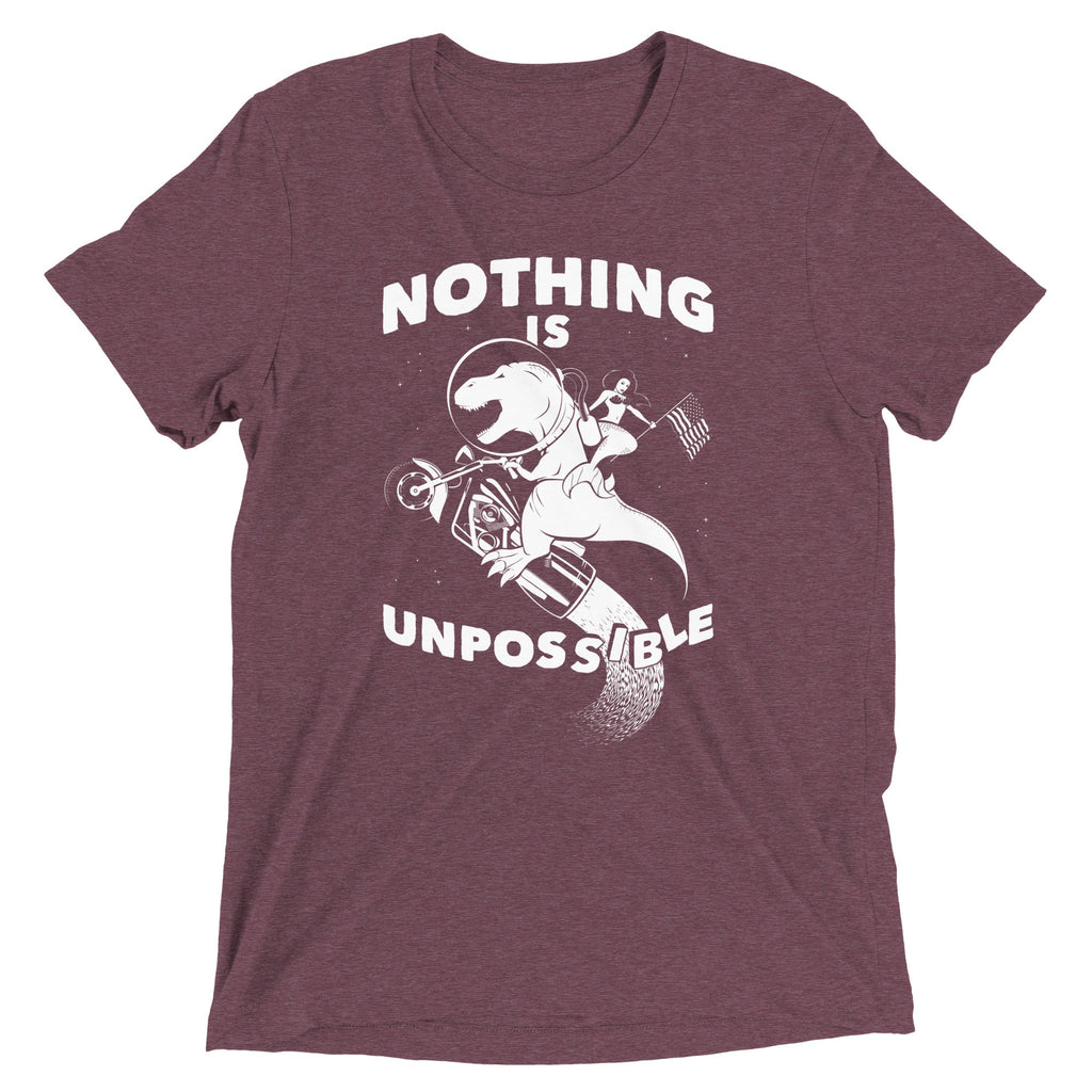 Nothing Is Unpossible Men's Tri-Blend Tee product image 3