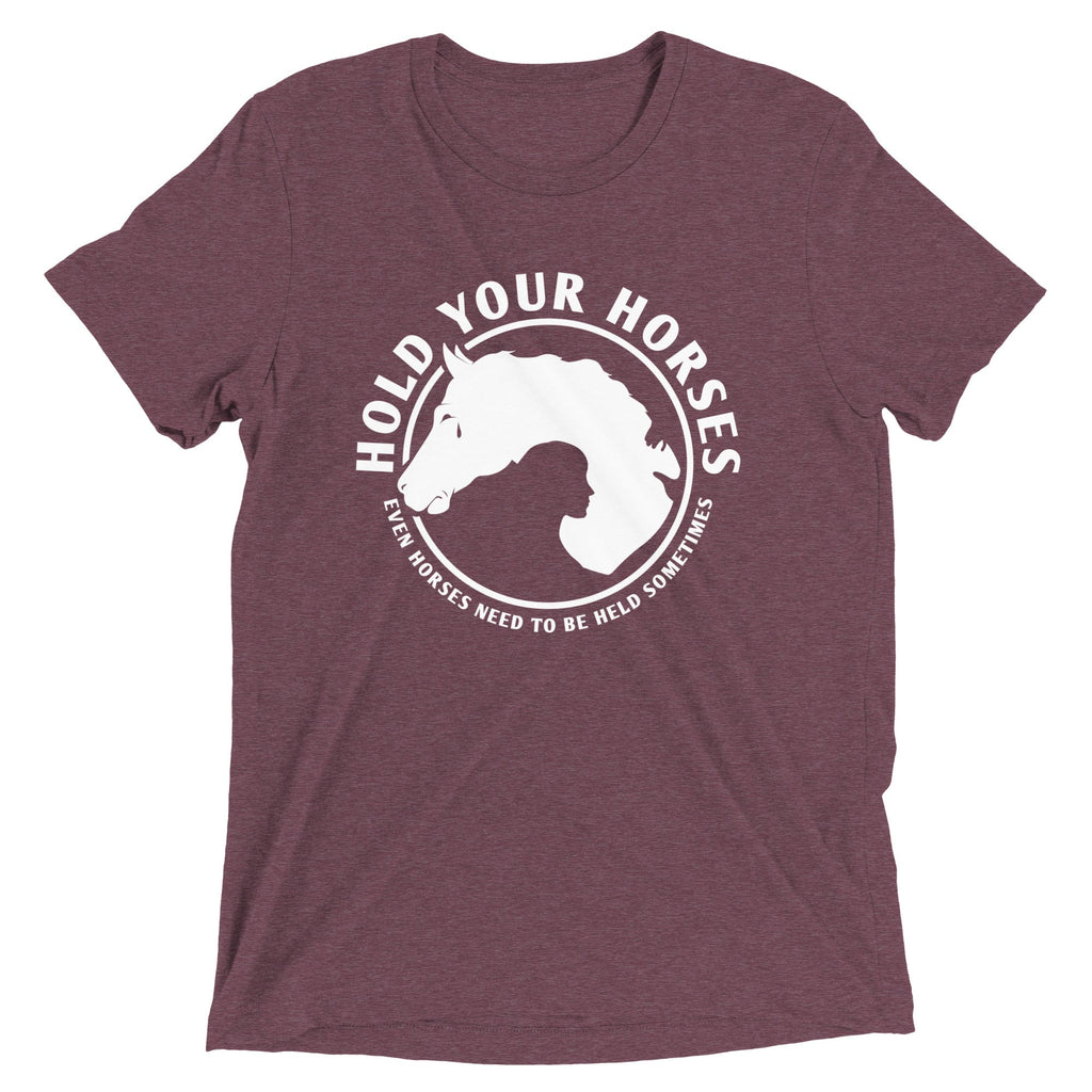 Hold Your Horses Men's Tri-Blend Tee product image 3