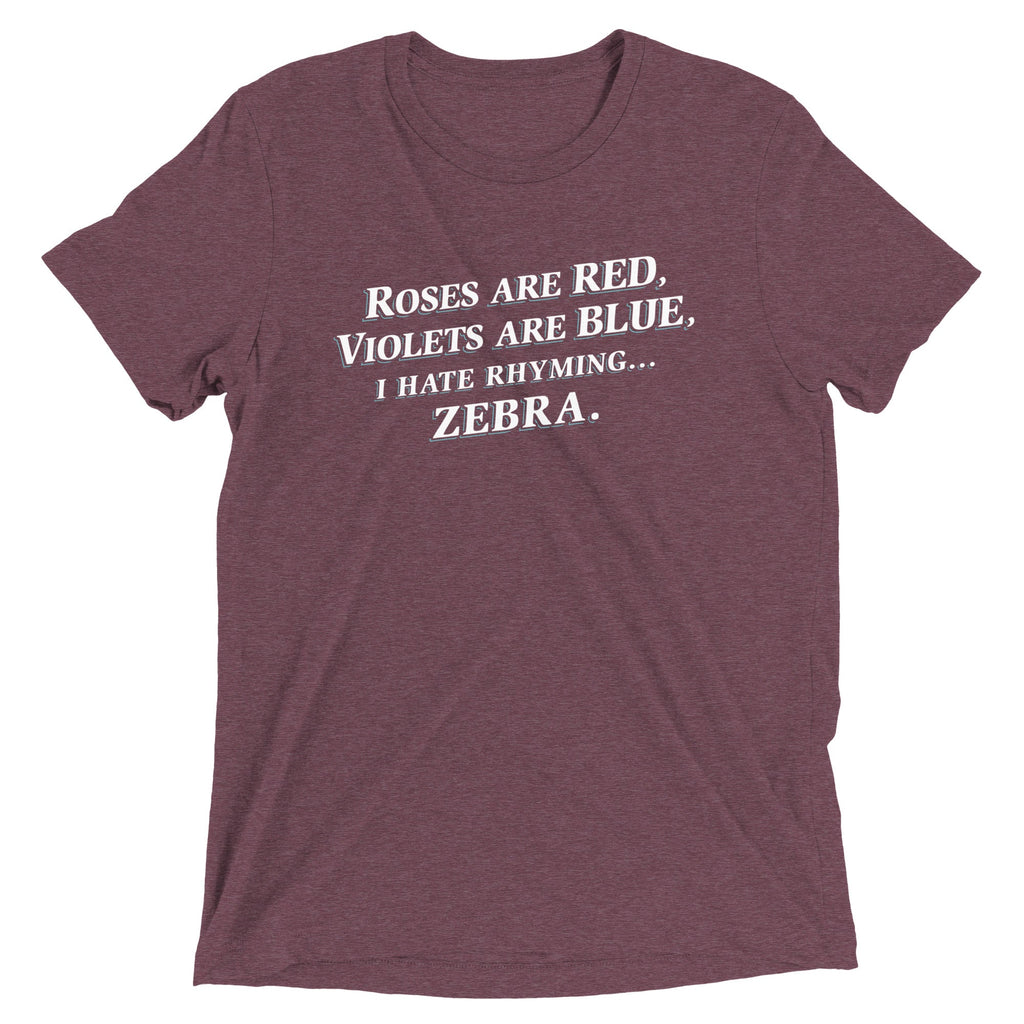 I Hate Rhyming Men's Tri-Blend Tee product image 3
