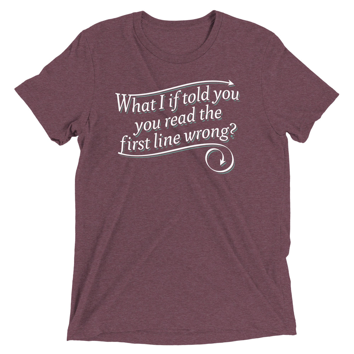 What I If Told You Men's Tri-Blend Tee product image 2
