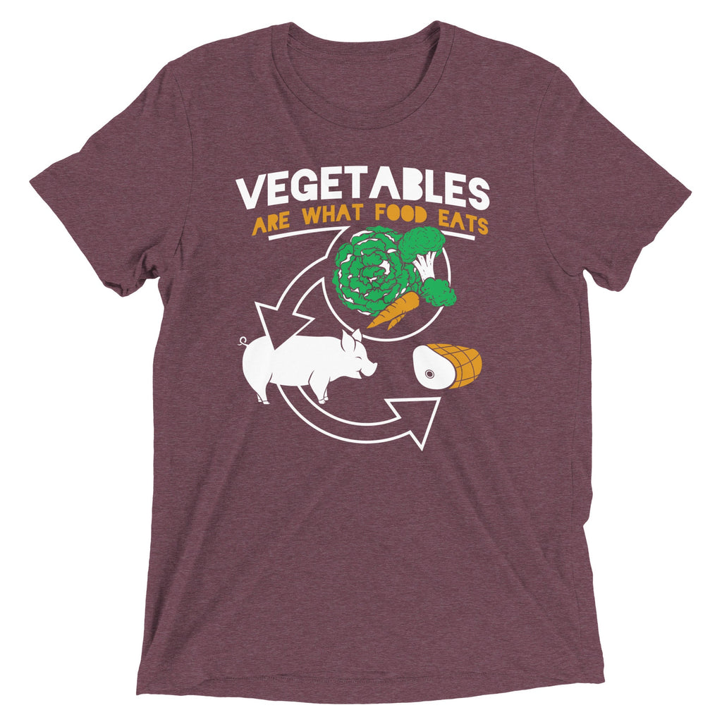 Vegetables Are What Food Eats Men's Tri-Blend Tee product image 1