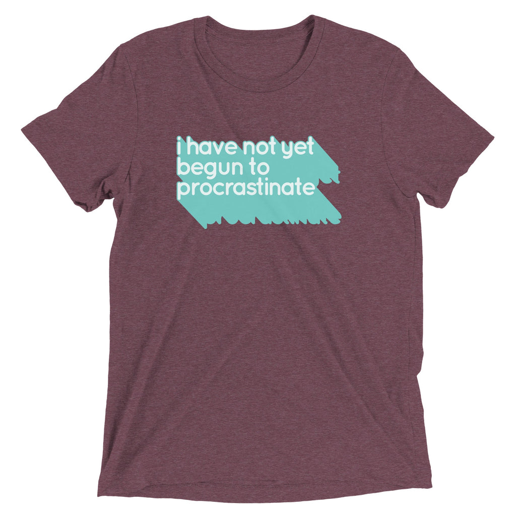 Not Begun To Procrastinate Men's Tri-Blend Tee product image 3