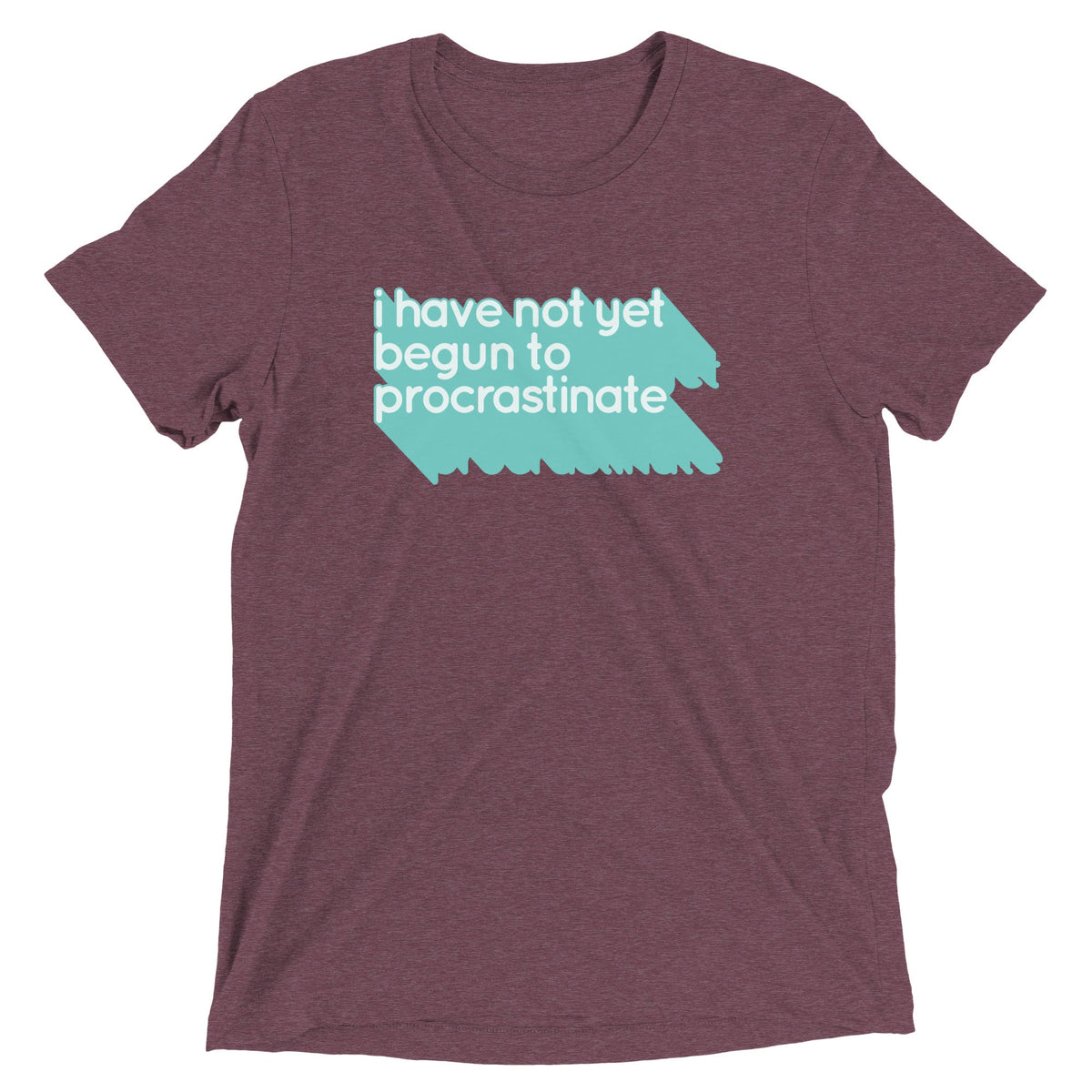 Not Begun To Procrastinate Men's Tri-Blend Tee product image 3