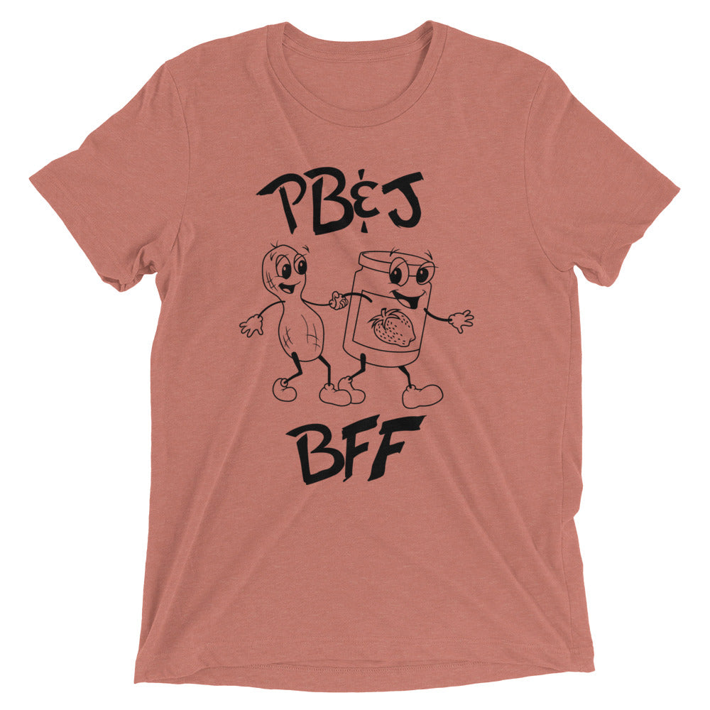 Peanut Butter And Jelly - BFF Men's Tri-Blend Tee product image 3
