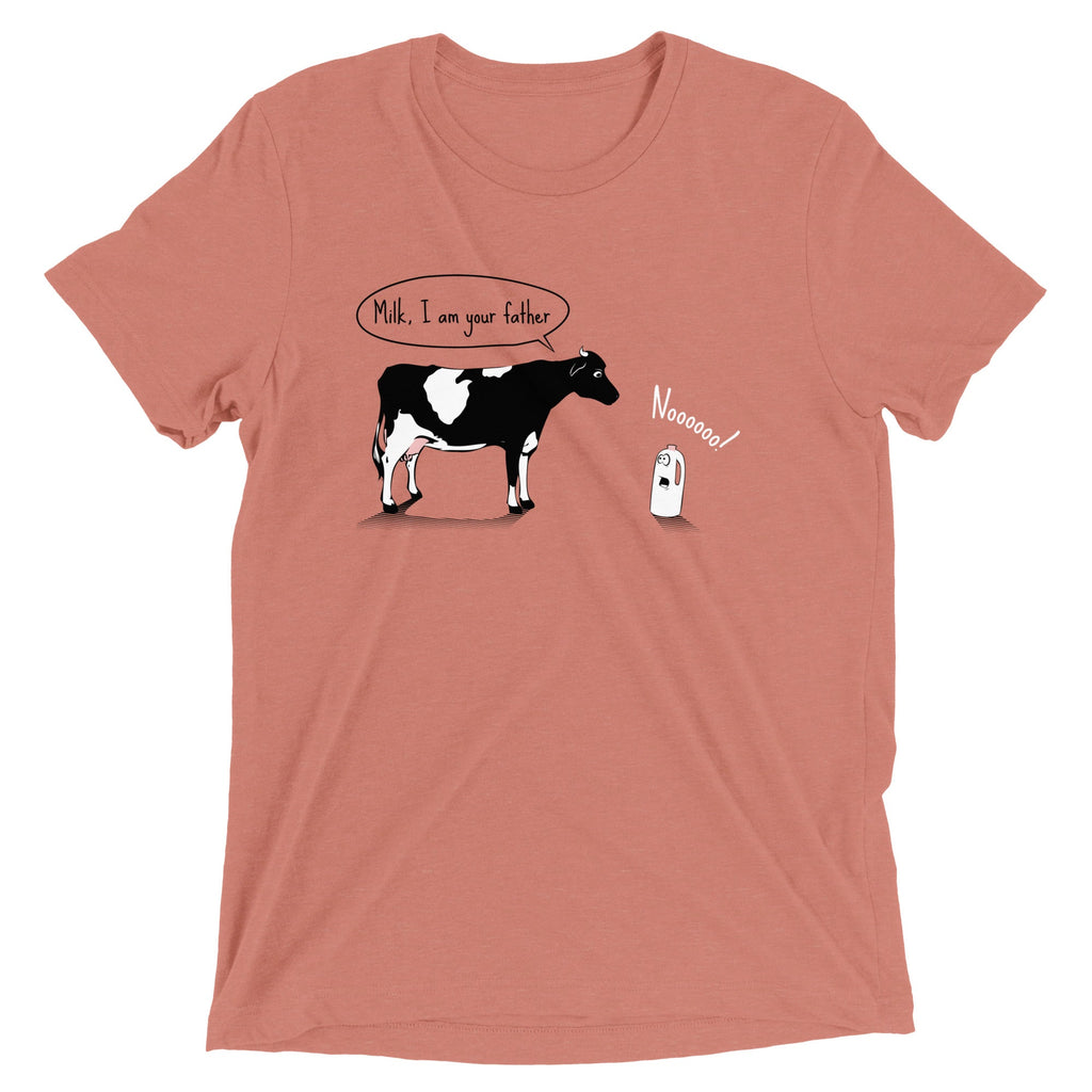 Milk, I am your father Men's Tri-Blend Tee product image 5
