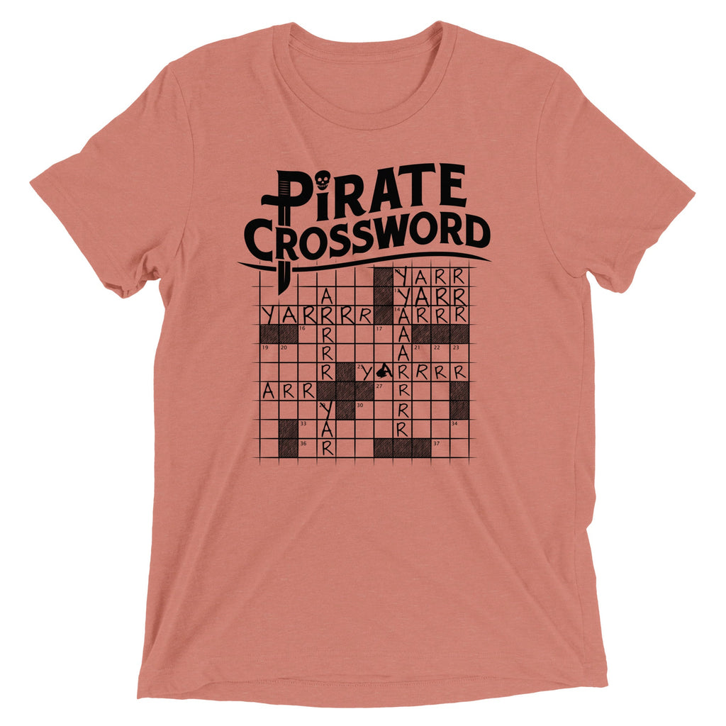 Pirate Crossword Men's Tri-Blend Tee product image 3