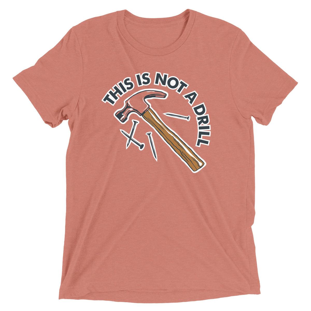 This Is Not A Drill Men's Tri-Blend Tee product image 5
