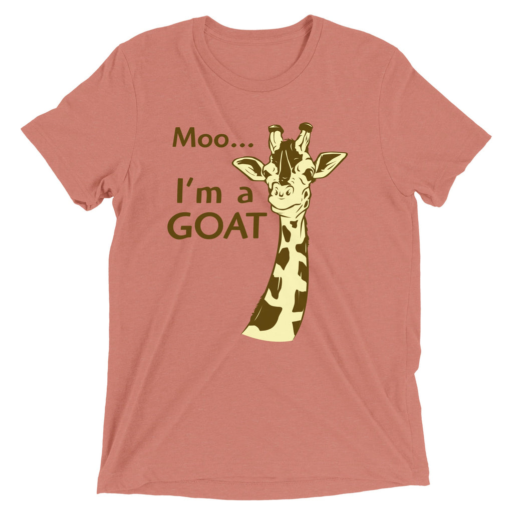 Moo, I'm A Goat Men's Tri-Blend Tee product image 3