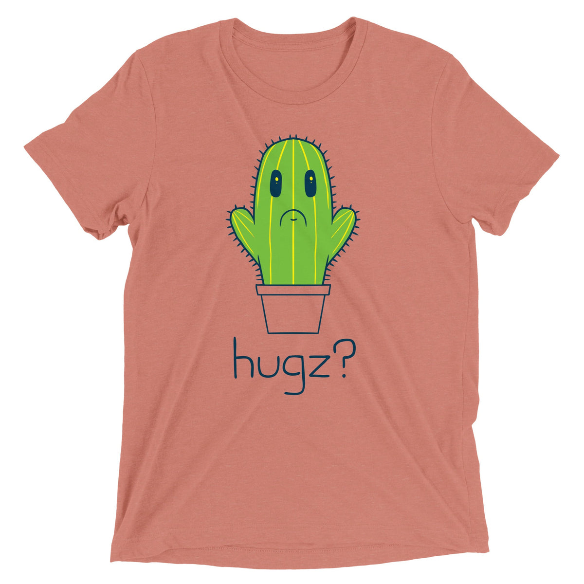 Hugz? Cactus Men's Tri-Blend Tee product image 3