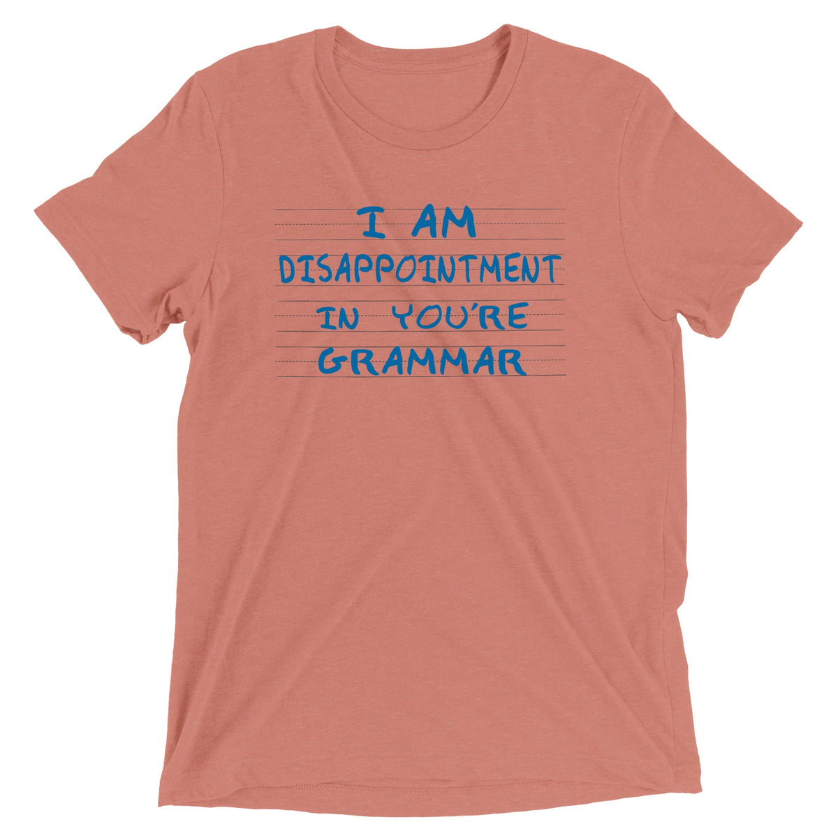 I Am Disappointment Men's Tri-Blend Tee product image 2