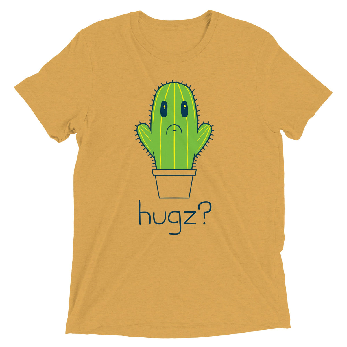 Hugz? Cactus Men's Tri-Blend Tee product image 4