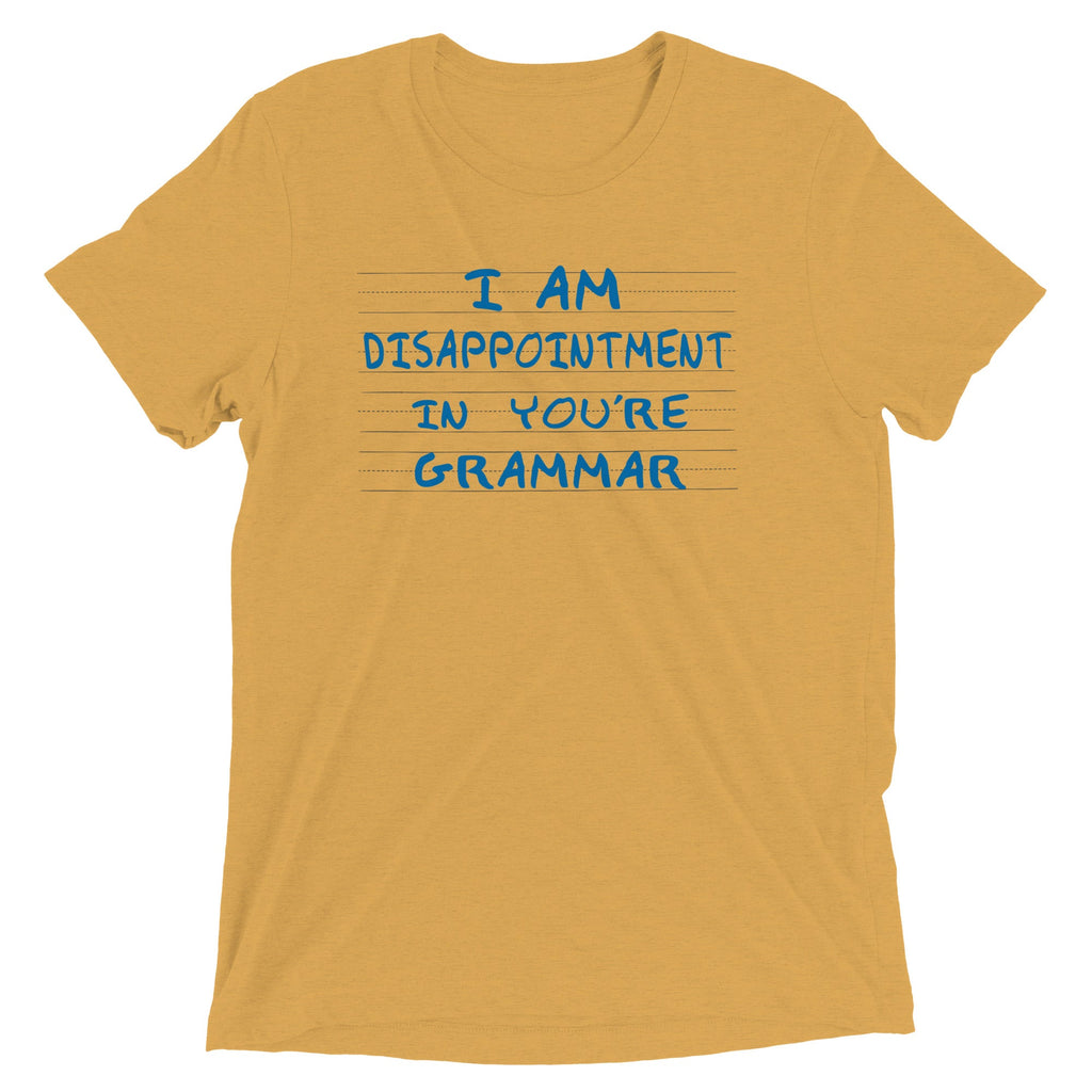 I Am Disappointment Men's Tri-Blend Tee product image 4