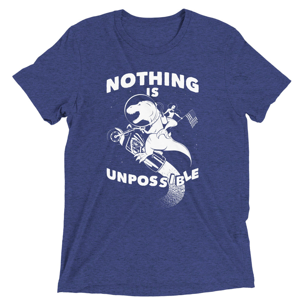 Nothing Is Unpossible Men's Tri-Blend Tee product image 4