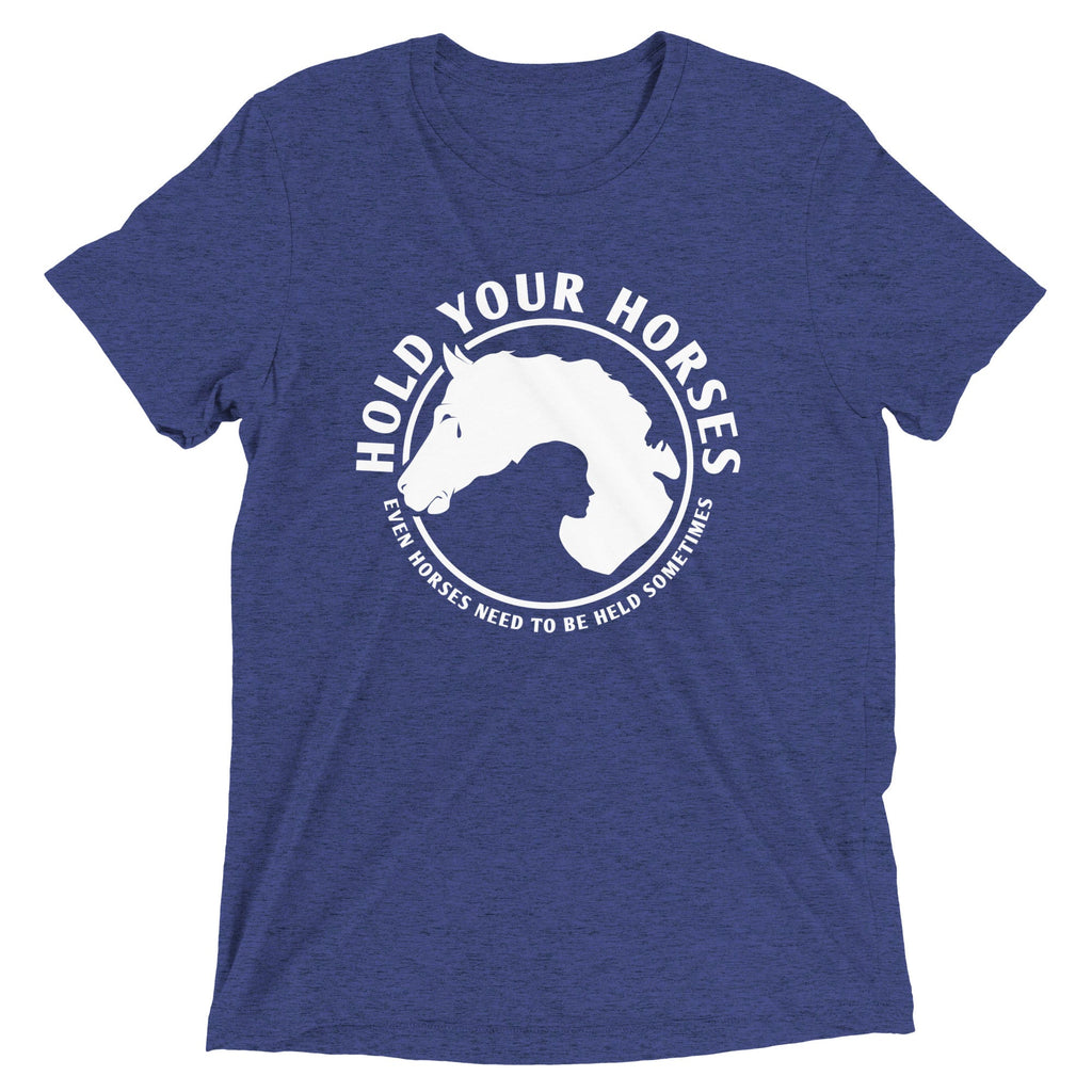 Hold Your Horses Men's Tri-Blend Tee product image 4