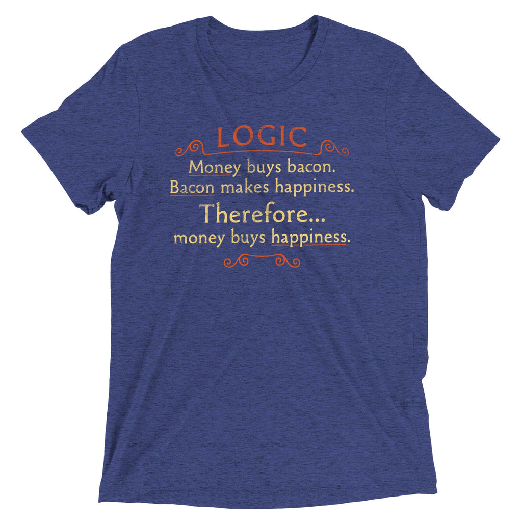 Money Buys Happiness Men's Tri-Blend Tee product image 4