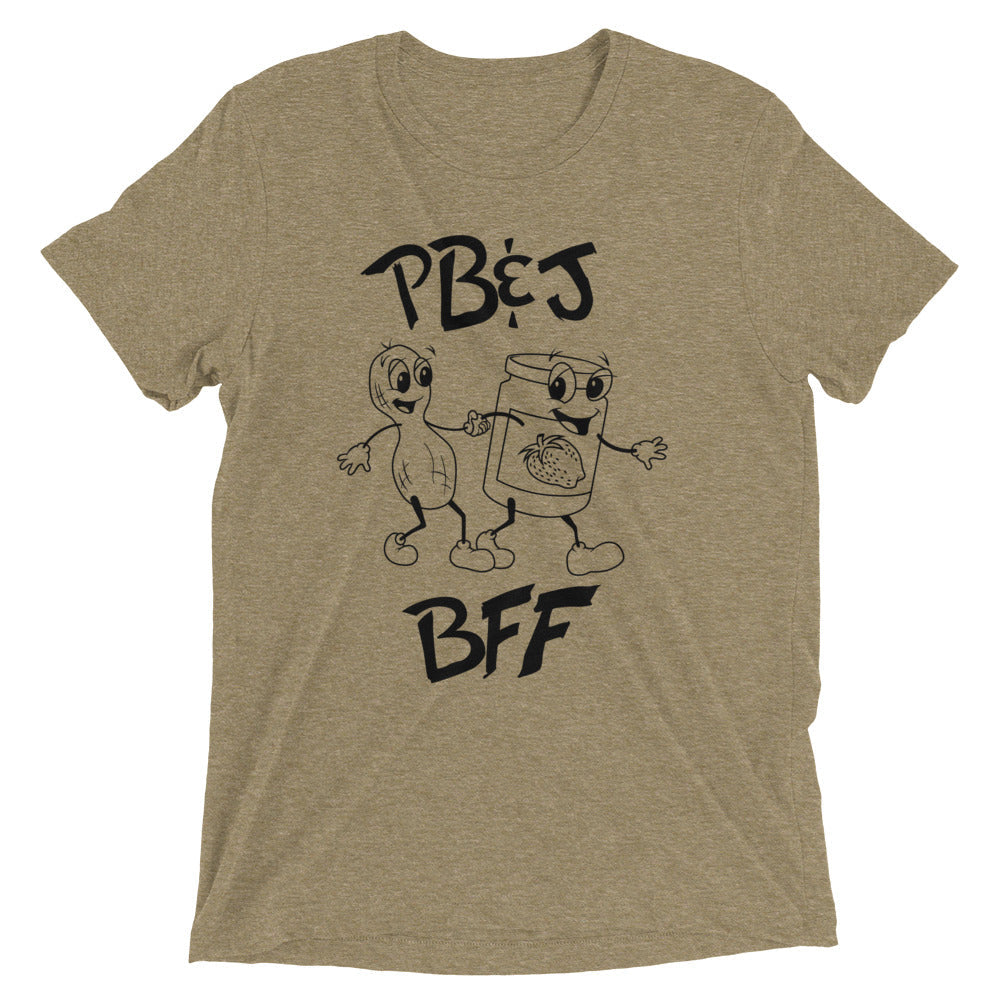 Peanut Butter And Jelly - BFF Men's Tri-Blend Tee product image 2