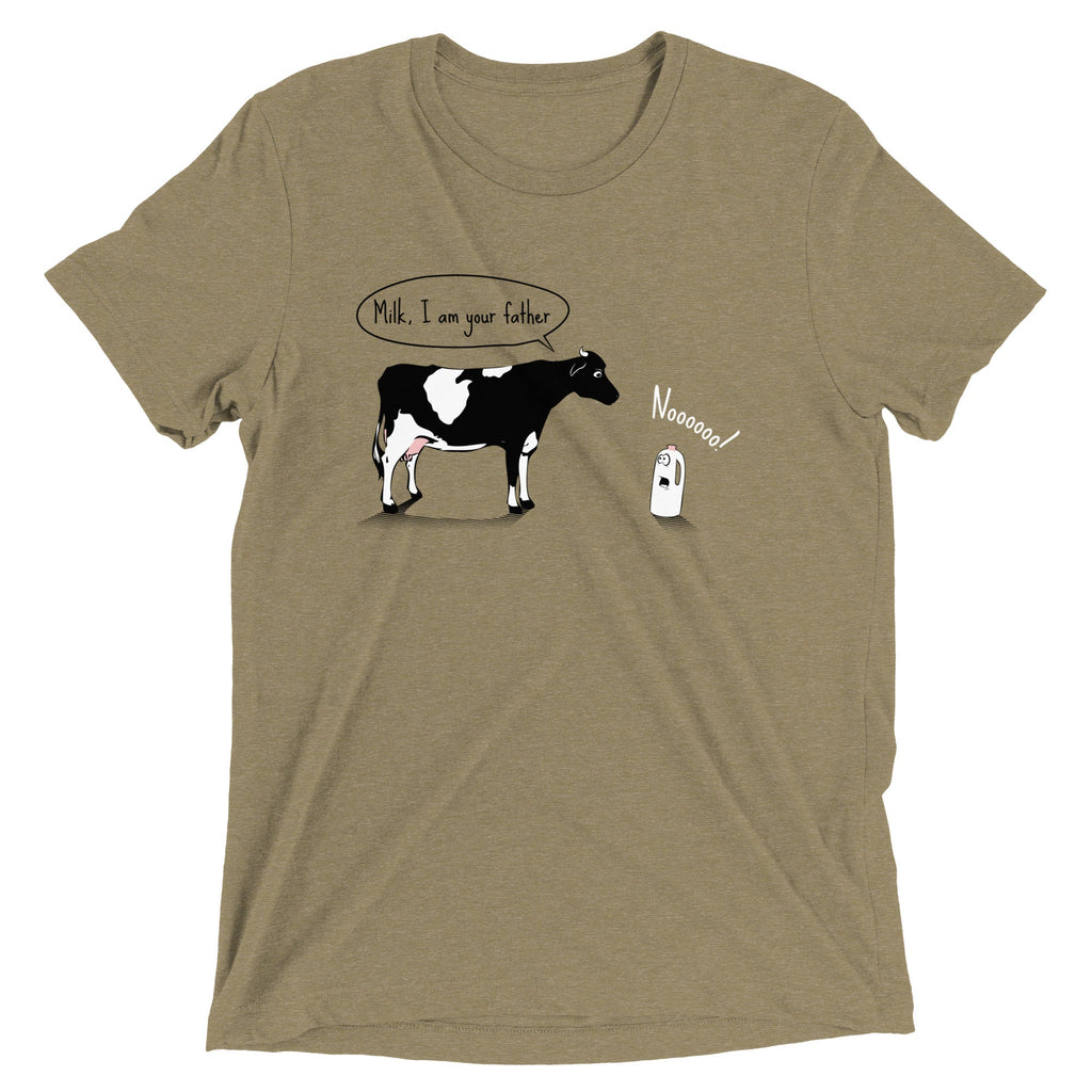 Milk, I am your father Men's Tri-Blend Tee product image 6