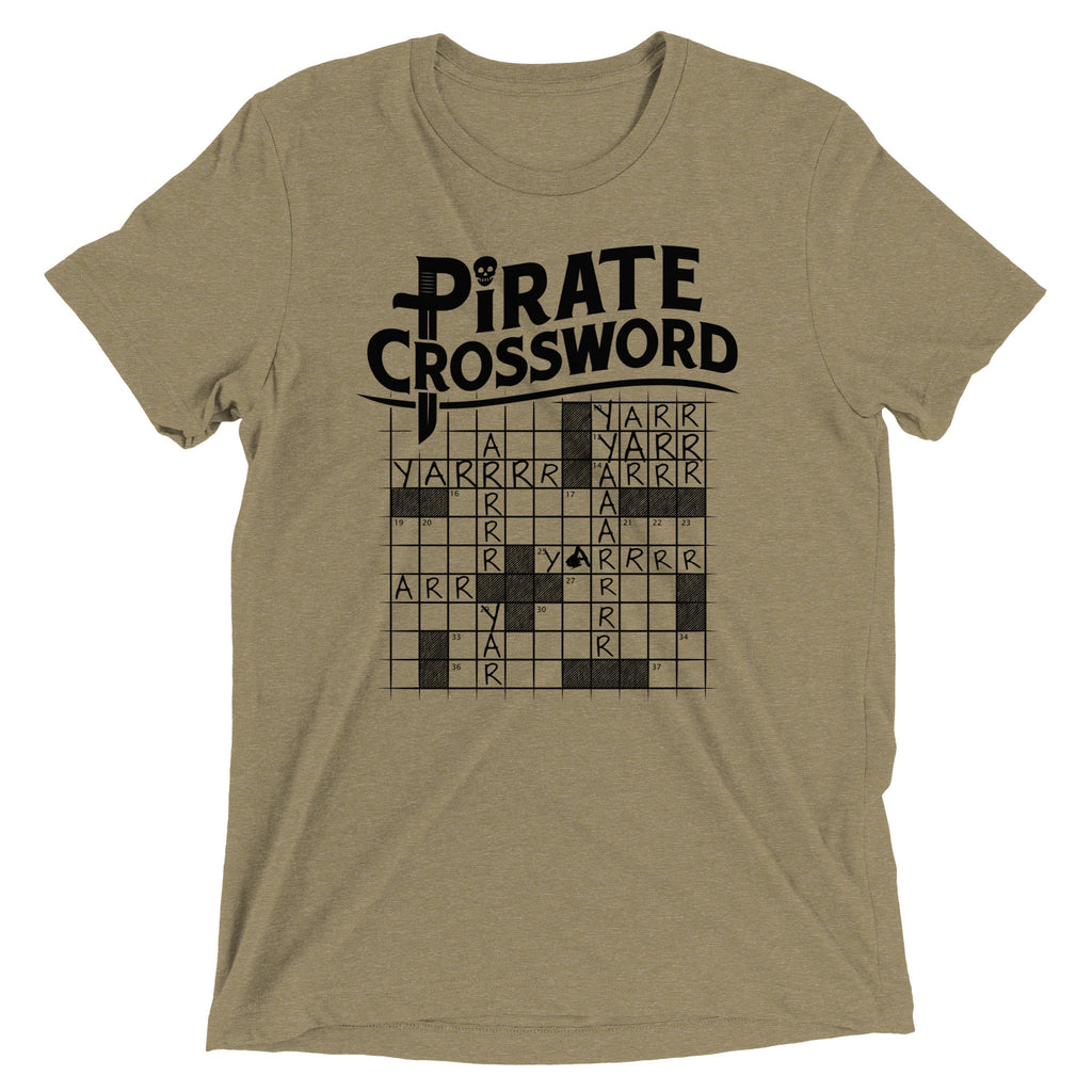 Pirate Crossword Men's Tri-Blend Tee product image 6