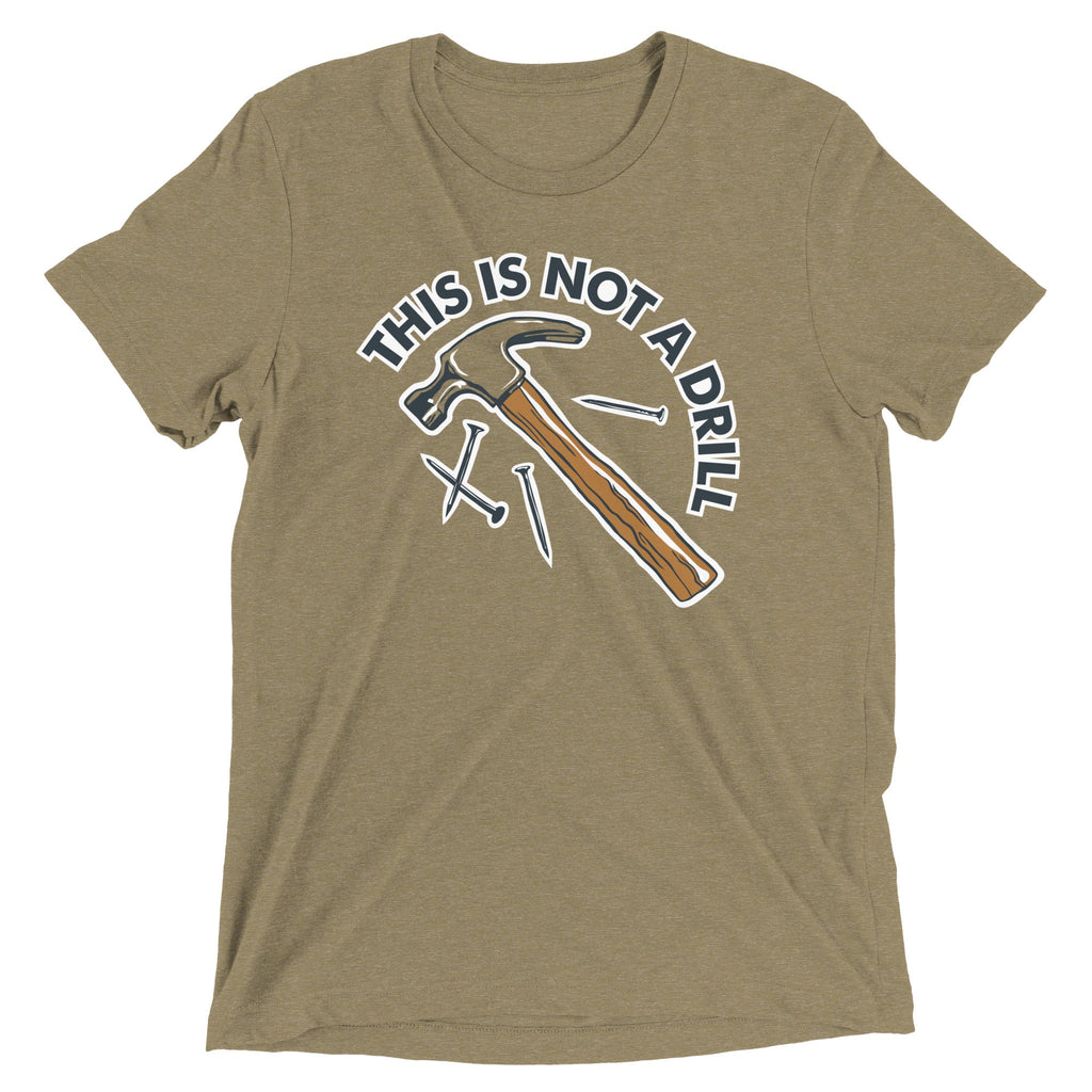This Is Not A Drill Men's Tri-Blend Tee product image 3