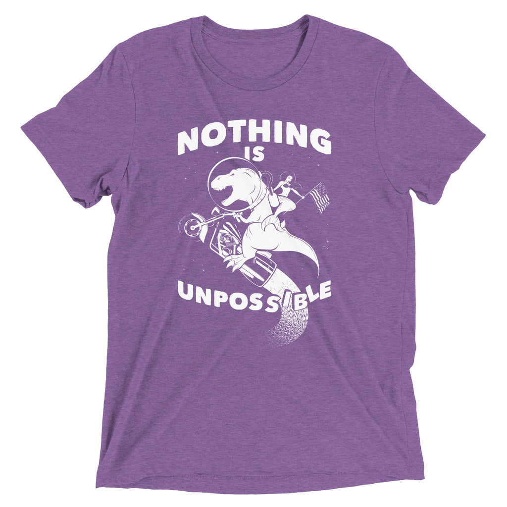 Nothing Is Unpossible Men's Tri-Blend Tee product image 5