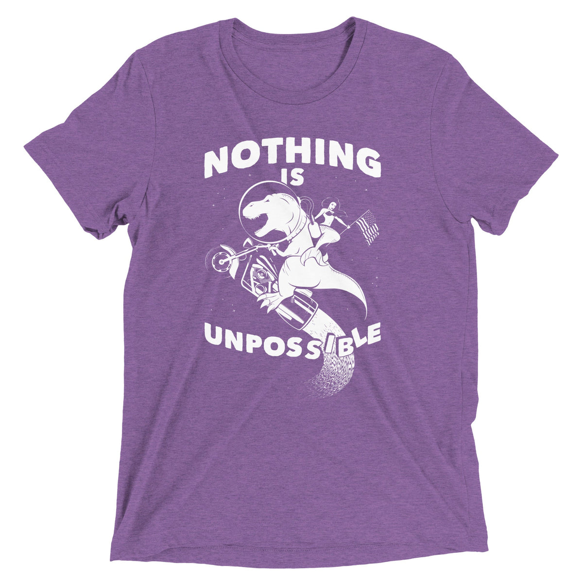 Nothing Is Unpossible Men's Tri-Blend Tee product image 5