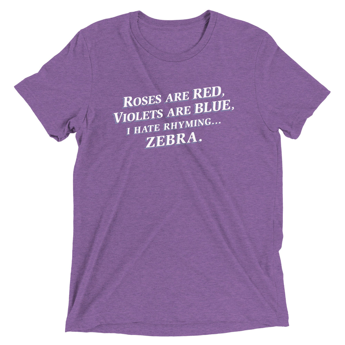 I Hate Rhyming Men's Tri-Blend Tee product image 5