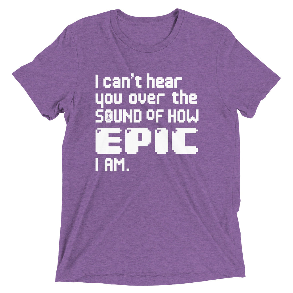 I Can't Hear You Men's Tri-Blend Tee product image 5