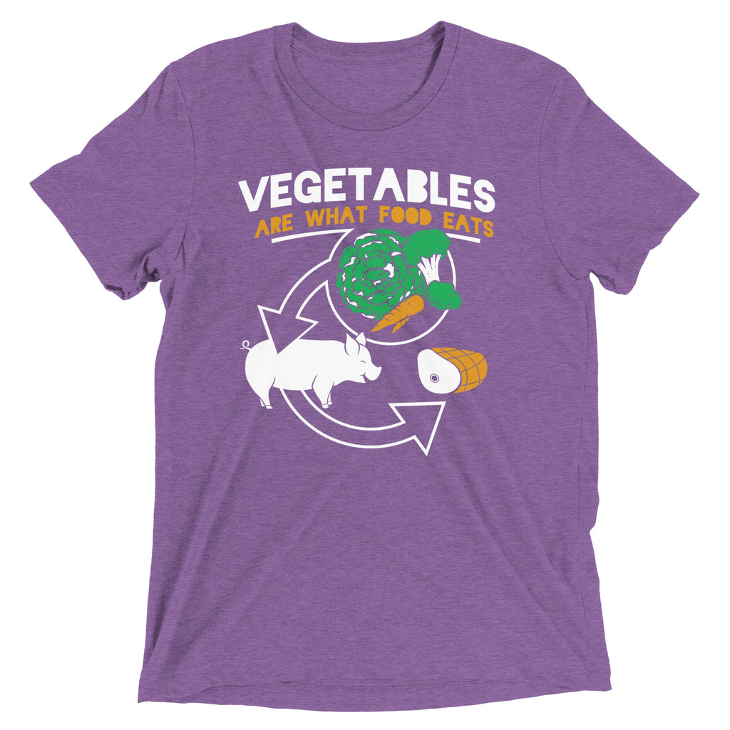 Vegetables Are What Food Eats Men's Tri-Blend Tee product image 2
