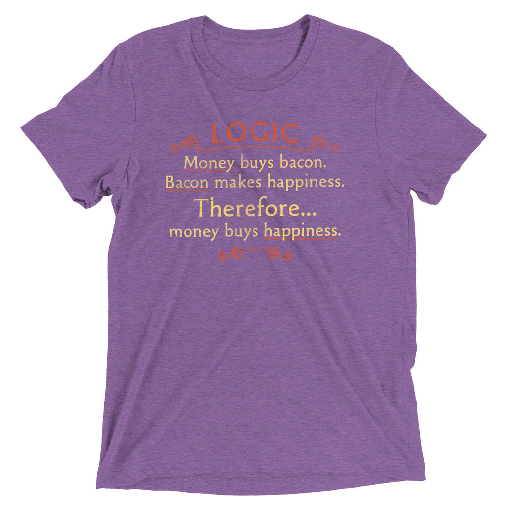 Money Buys Happiness Men's Tri-Blend Tee product image 5