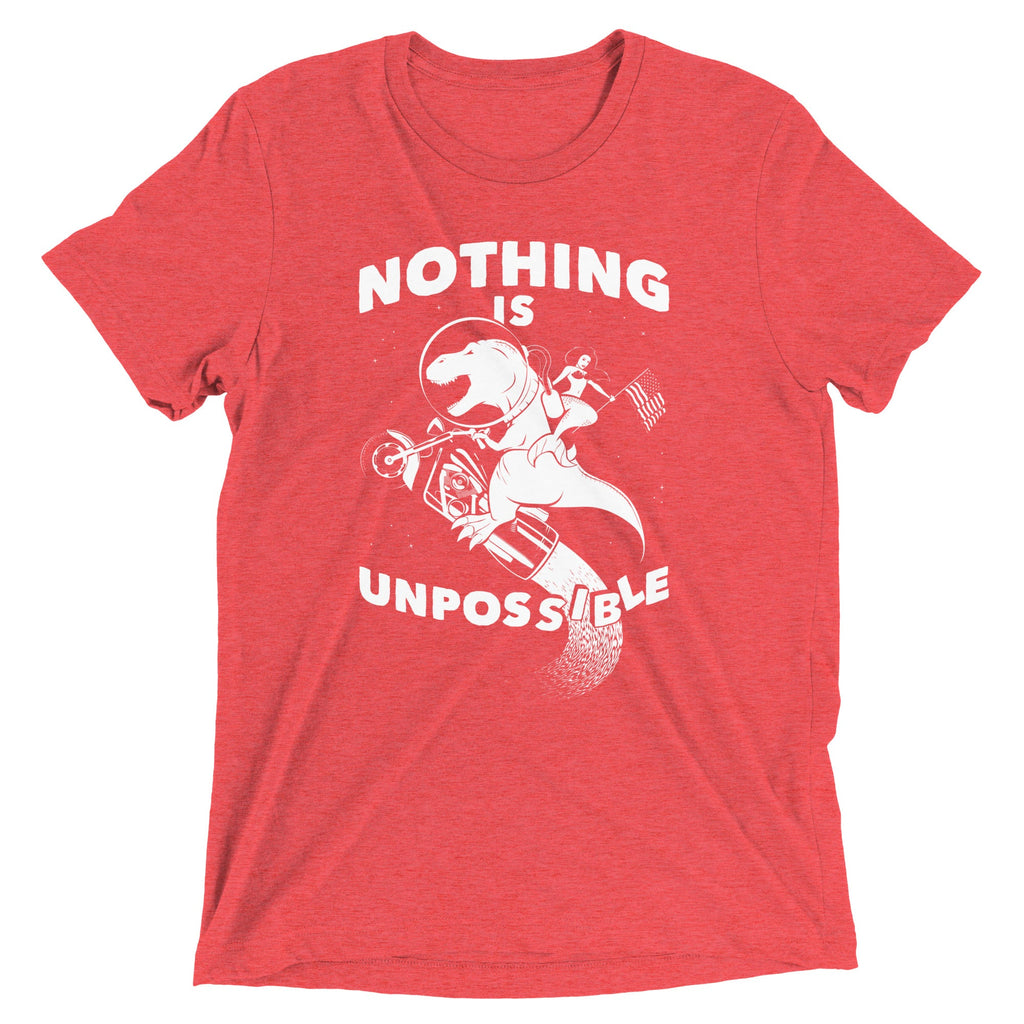 Nothing Is Unpossible Men's Tri-Blend Tee product image 6