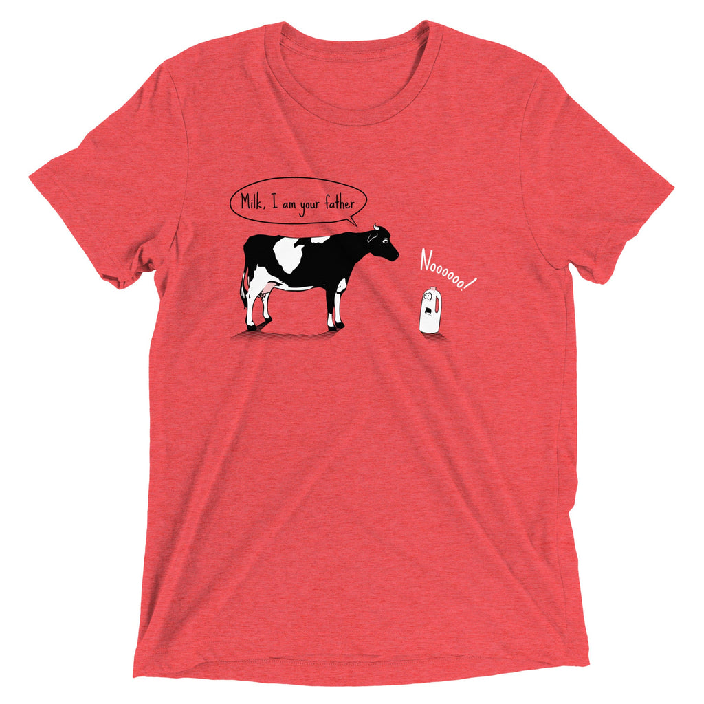 Milk, I am your father Men's Tri-Blend Tee product image 4