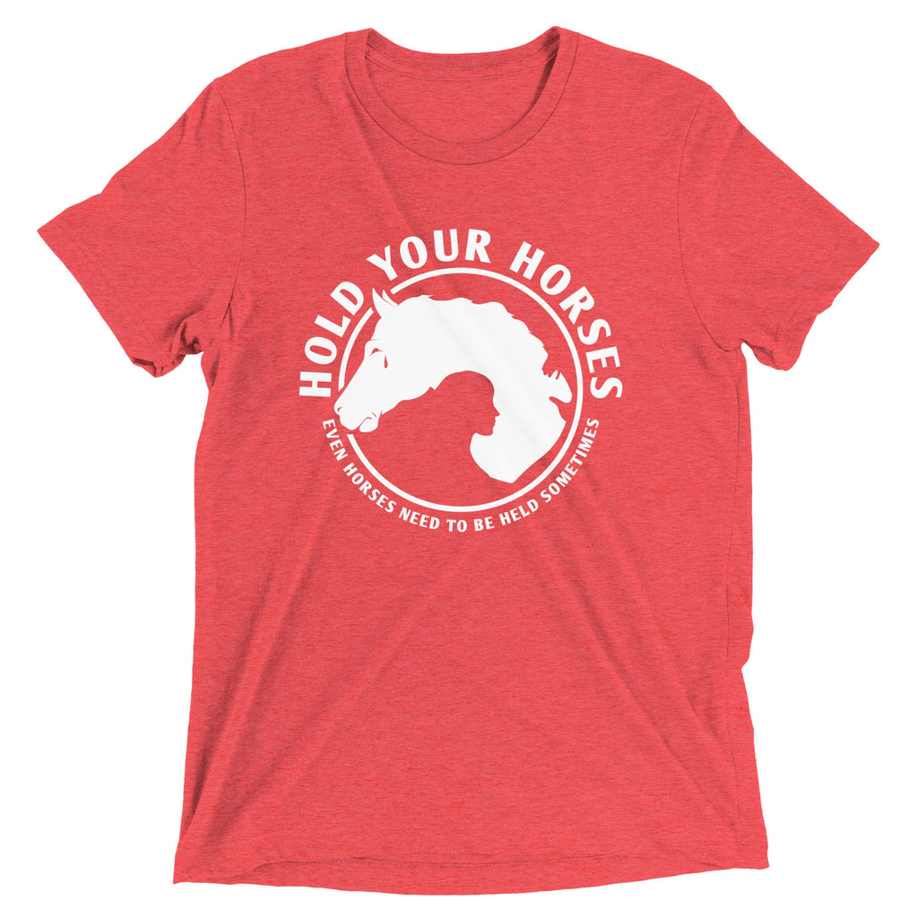 Hold Your Horses Men's Tri-Blend Tee product image 6