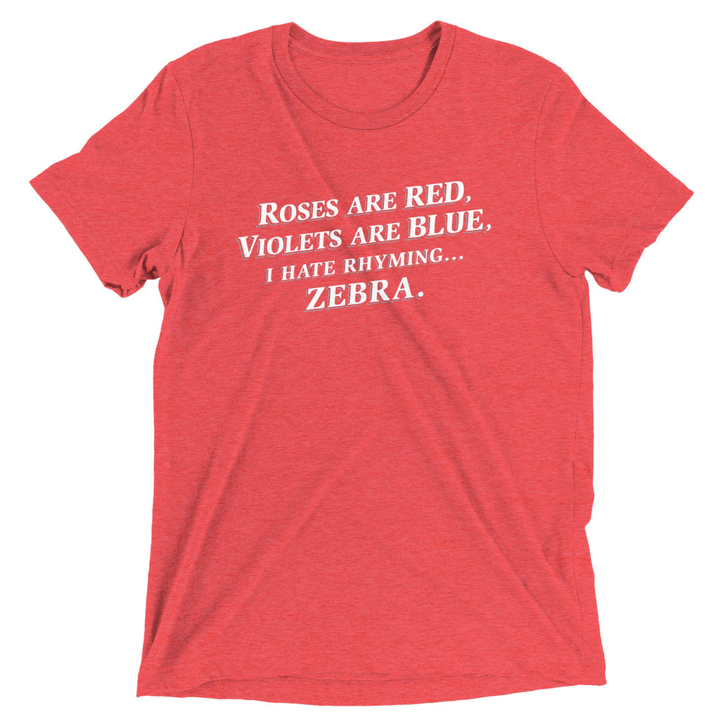 I Hate Rhyming Men's Tri-Blend Tee product image 6