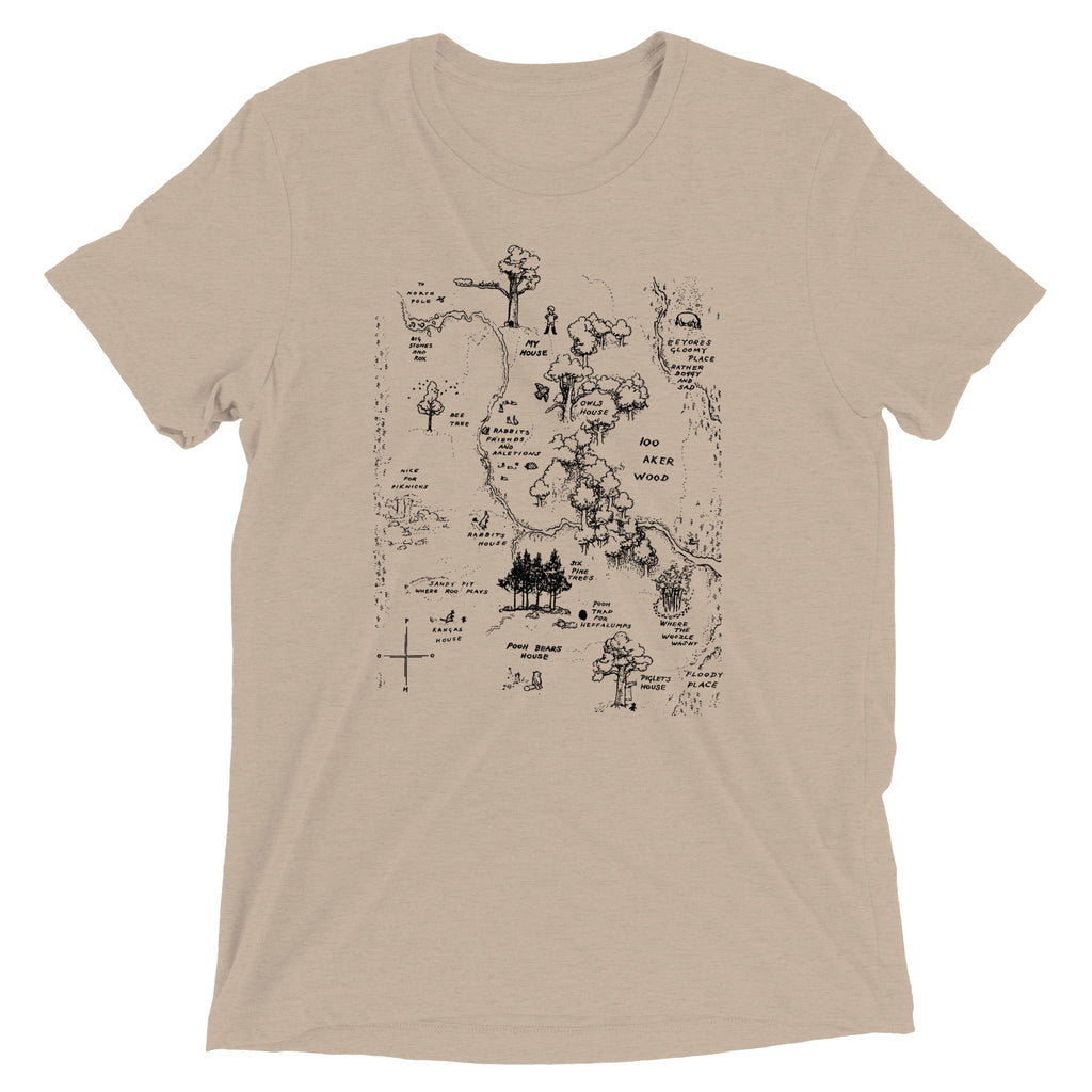 100 Acre Map Men's Tri-Blend Tee product image 5