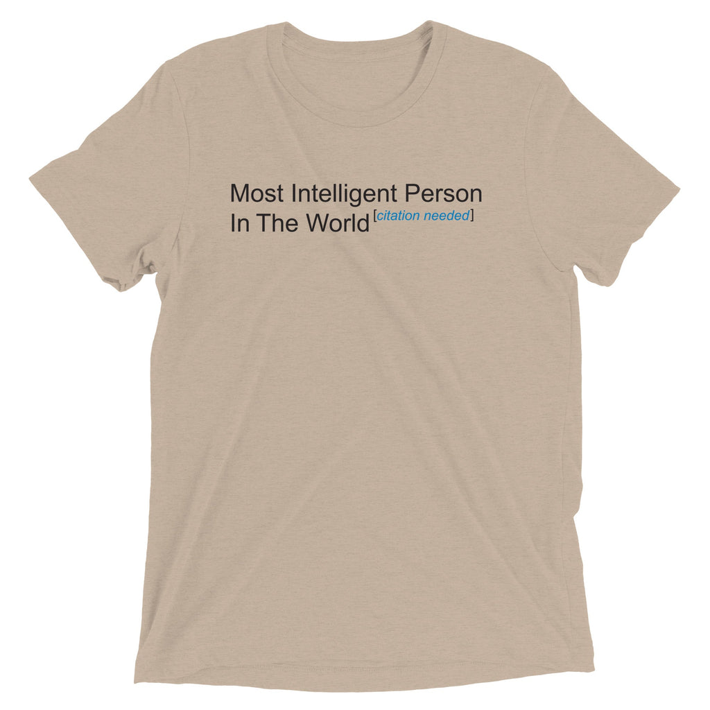 Most Intelligent Person in the World Citation Needed Men's product image 3