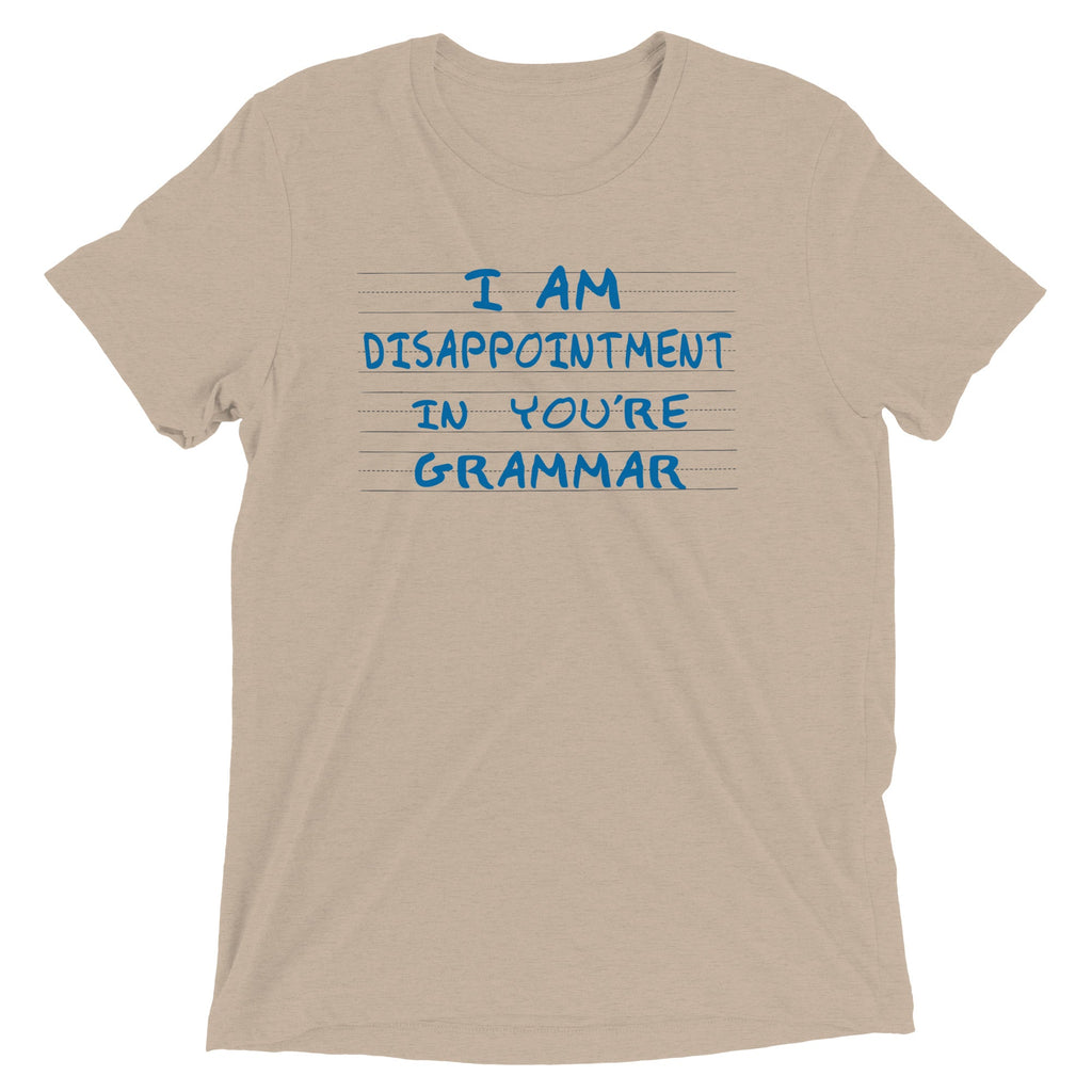 I Am Disappointment Men's Tri-Blend Tee product image 3