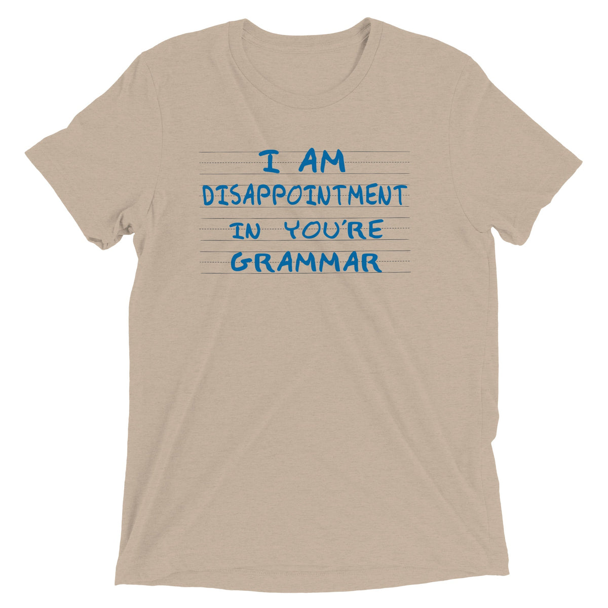 I Am Disappointment Men's Tri-Blend Tee product image 3