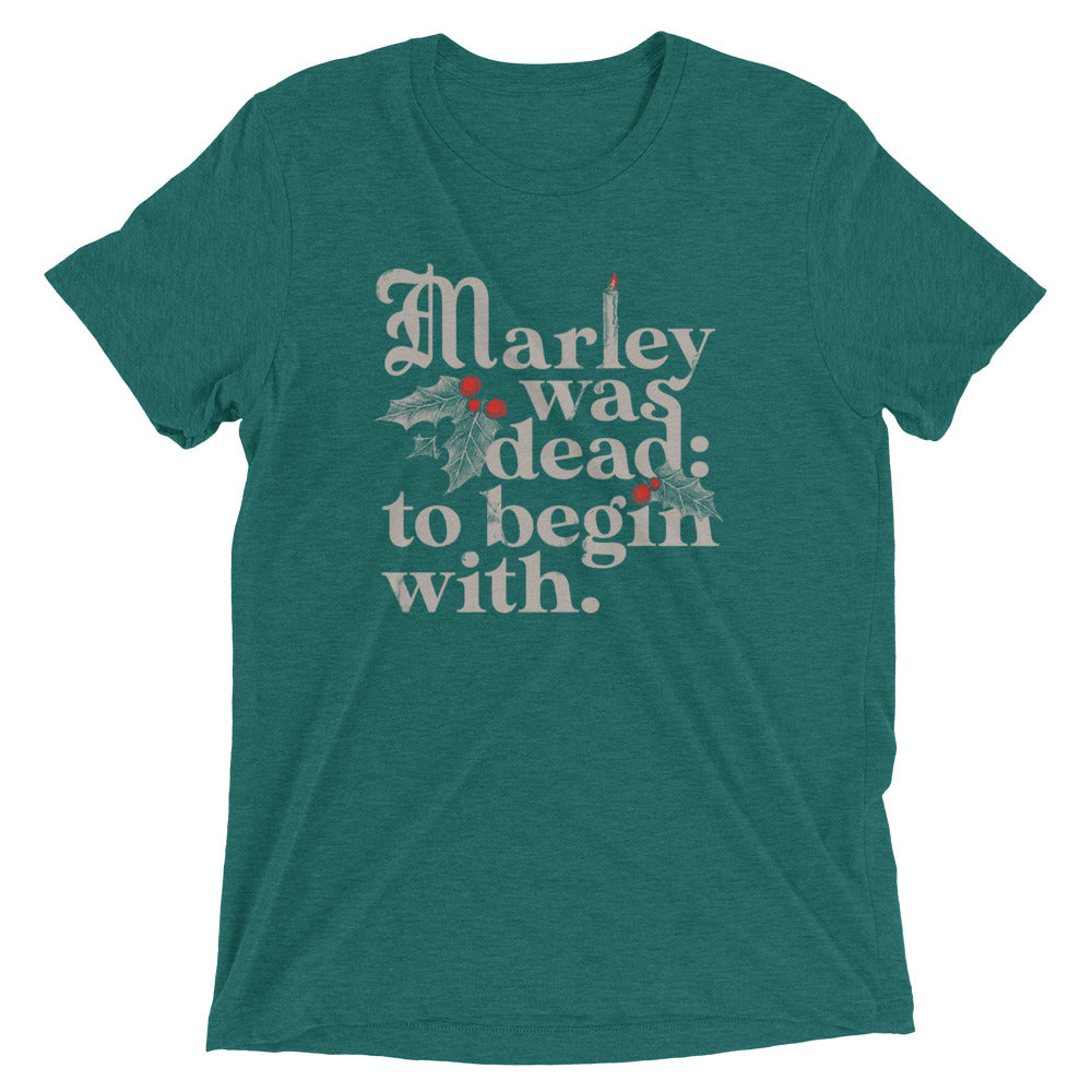Marley Was Dead: To Begin With Men's Tri-Blend Tee product image 5